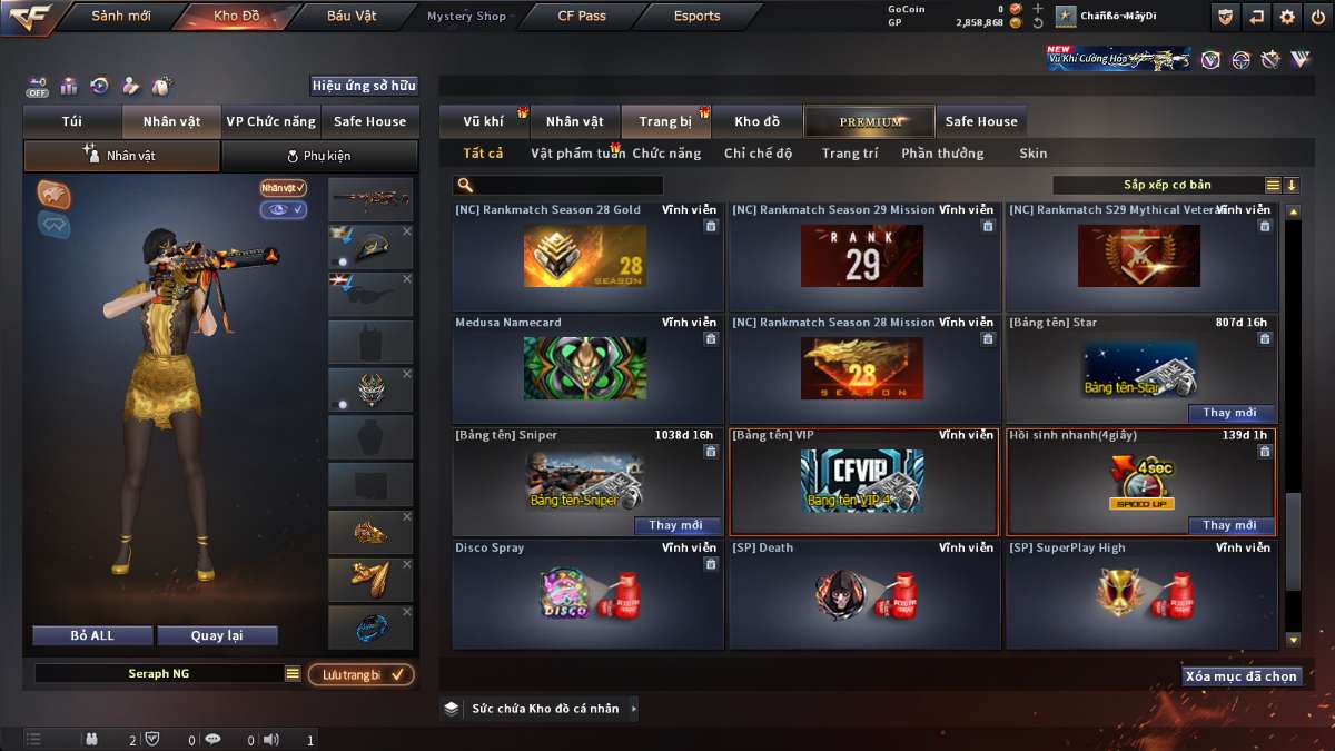 shop acc cf uy tin gia re
